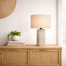 Celsus Table Lamp Large Beige - CELSUS TLL-BE