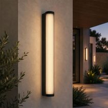 Gevet 90CM Exterior LED Wall Light Black - GEVET EX90-BK