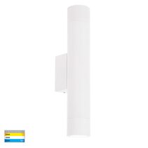 Dugo Aluminium Up & Down Wall Light White - HV10394T
