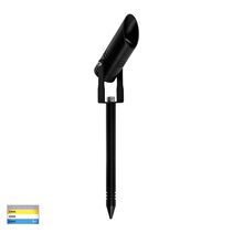 Napa Aluminium LED Garden Spike Spotlight Black - HV1445T-BLK