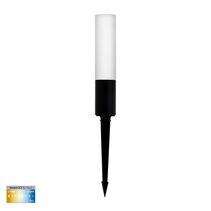 Akril Aluminium 3W CCT LED Garden Spike Light Black - HV1449CCT-BLK-24V