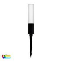 Akril Aluminium RGBCW LED Garden Spike Light Black - HV1449RGBCW-BLK-24V