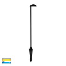 Konoa Aluminium LED Bollard Spike Light Black - HV1524T-BLK-24V