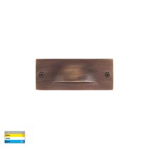 Corba 3W Recessed Brick Light Antique Brass - HV3011T-AB-240V