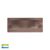 Corba 6W Recessed Brick Light Antique Brass - HV3012T-AB-12V