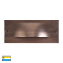 Corba 10W Recessed Brick Light Antique Brass - HV3013T-AB-240V