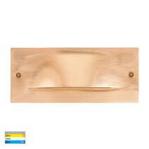 Corba 10W Recessed Brick Light Brass - HV3013T-BR-12V