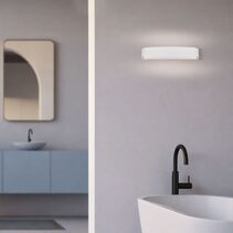 Keylor Large LED Wall Light White - KEYLOR WB40-WH