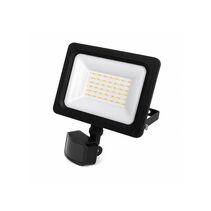 DIY LED Floodlight Power Selectable (30W/40W/50W) With Sensor Black / Tri-Colour IP65 - LG156C