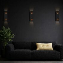 Mazal Gypsum Indoor Wall Light Black - MAZAL WB-BK