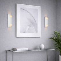 Mazal Gypsum Indoor Wall Light White - MAZAL WB-WH