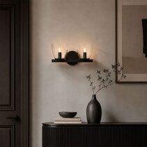 Radam Twin Wall Light Black - RADAM WB2-BK