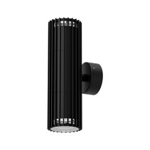 Stria-2 12V DC Up/Down Outdoor LED Wall Light Black / Tri-Colour - 11224