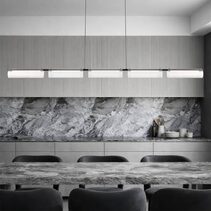 Voluto Linear LED Pendant Black - VOLUTO PE-BK