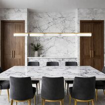 Voluto Linear LED Pendant Gold - VOLUTO PE-GD