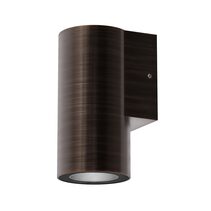 Alira-1 240V Down Outdoor LED Wall Light Antique Brass / Quinto - 10629