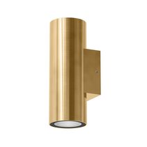 Alira-2 24V DC Up/Down Outdoor LED Wall Light Brushed Brass / Quinto - 10646