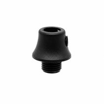 Flared Conical Plastic Cable Grip Black