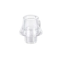 Flared Conical Plastic Cable Grip Clear