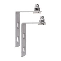 Wall Mounting Brackets To Suit Aluminium Profile - HV9705-WB-SLV