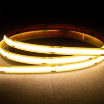 4.8W 24V DC 320 LED COB Dotless 1 Metre Strip Light / Natural White - HV9760-IP20-320-4K