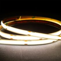 4.8W 24V DC 320 LED COB Dotless 1 Metre Strip Light / Cool White - HV9760-IP20-320-5K