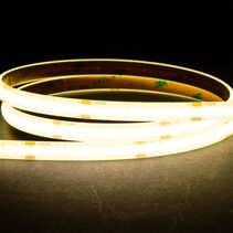 4.8W 24V DC 320 LED COB Dotless 1 Metre Strip Light / Natural White - HV9760-IP54-320-4K