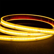 4.8W 24V DC 320 LED COB 1 Metre Dotless LED Strip / Warm White - HV9760-IP67-320-3K