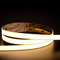 15W IP20 24V DC 1280 LED COB 3000K 30 Metre LED Strip / Warm White - HV9761-IP20-1280-3K-30M