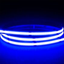 9.6W IP20 24V DC 320 LED COB Dotless 1 Metre LED Strip / Blue - HV9761-IP20-320-B