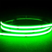 9.6W IP20 24V DC 320 LED COB Dotless 1 Metre LED Strip / Green - HV9761-IP20-320-G