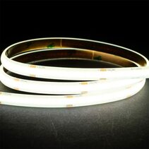 9.6W IP54 24V DC 5500K 320 LED COB Dotless 10 Metre LED Strip / Cool White - HV9761-IP54-320-5K-10M