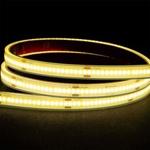 9.6W IP67 24V DC 4000K 320 LED COB Dotless 1 Metre LED Strip / Natural White - HV9761-IP67-320-4K