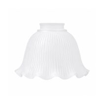 8044 Hallophane 6" Glass Shade 2 1/4" Fitter Frost - LOI3090326