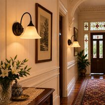 Woodgate Classic Wall Sconce Black - OL65671BK