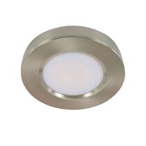 UB 3W 12V DC LED Recessed / Surface Mounted Cabinet Light Brushed Chrome / Tri-Colour - UB5