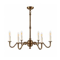 Prescot Chandelier Dark Bronze - ELPIM50727COP