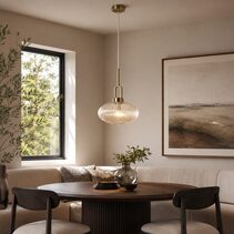 Cape 1 Light Pendant Brushed Nickel - LOI1001605