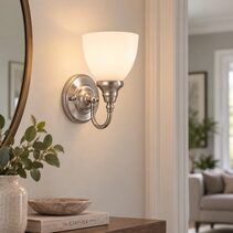 Benson 1 Light Wall Bracket Brushed Nickel - LOI1001713