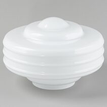 Detroit Large Glass 6 1/4" Fitter Opal Gloss - LOI3090136
