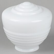 Domec Glass Shade 4 1/4" Fitter Opal Gloss - LOI3090138