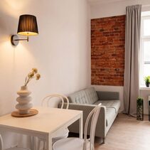 Interior Slanted Pleated Fabric Shade Wall Light Black - PREGA-W1