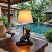 Jack Russell LED Table Lamp Black - LL-LED-34