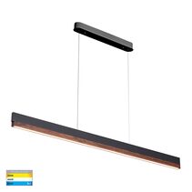 Egurra 28W CCT 240V LED 1800mm Pendant Walnut Timber - HV6017T-WALNUT