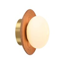 Holz Oak Timber LED Wall Light - HV8302W-OAK
