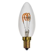 Vintage 2W E14 LED Dimmable Candle Tri Loop Filament Bulb