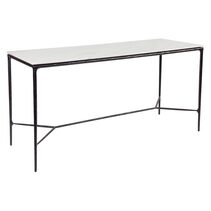 Heston Marble Desk Black - B32720