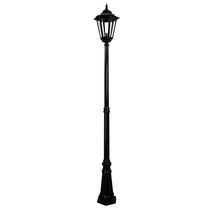 Turin Large Single Head Tall Post Light Black - 15513