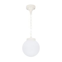 Siena 20cm Sphere Pendant Light Beige - 15548