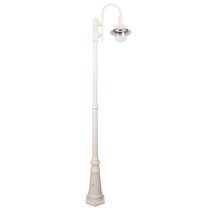 Monaco Single Head Tall Post Light Beige - 15842